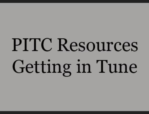 PITC Resources – Getting in Tune